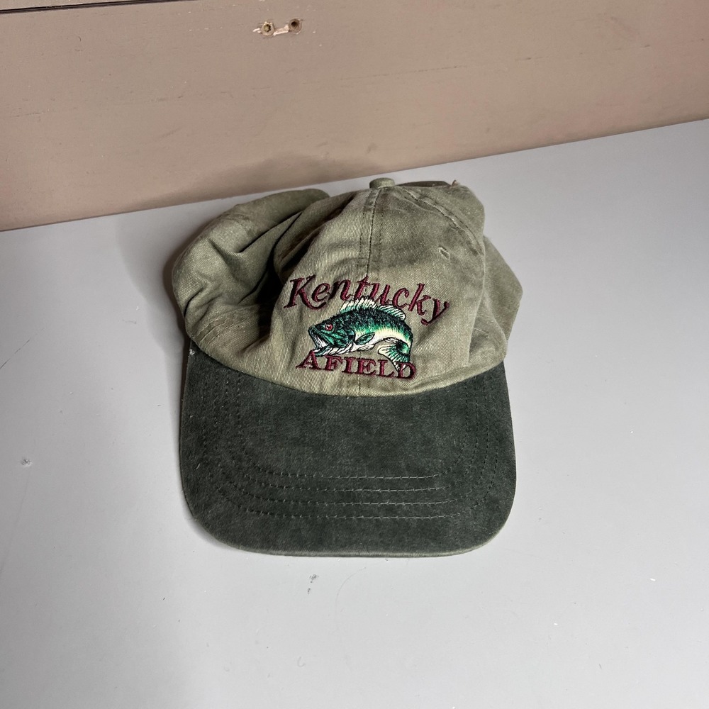 Port & Company Kentucky Afield‎ Hat Cap Strap Back Mens One Size Green Fishing